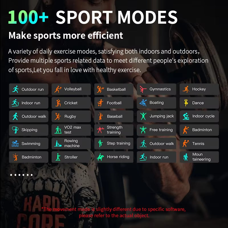 New Smart Watch 2025 Wireless Charging Smartwatch Bluetooth Calls Men Women Smartwatches Fitness Bracelet Custom Watch Face