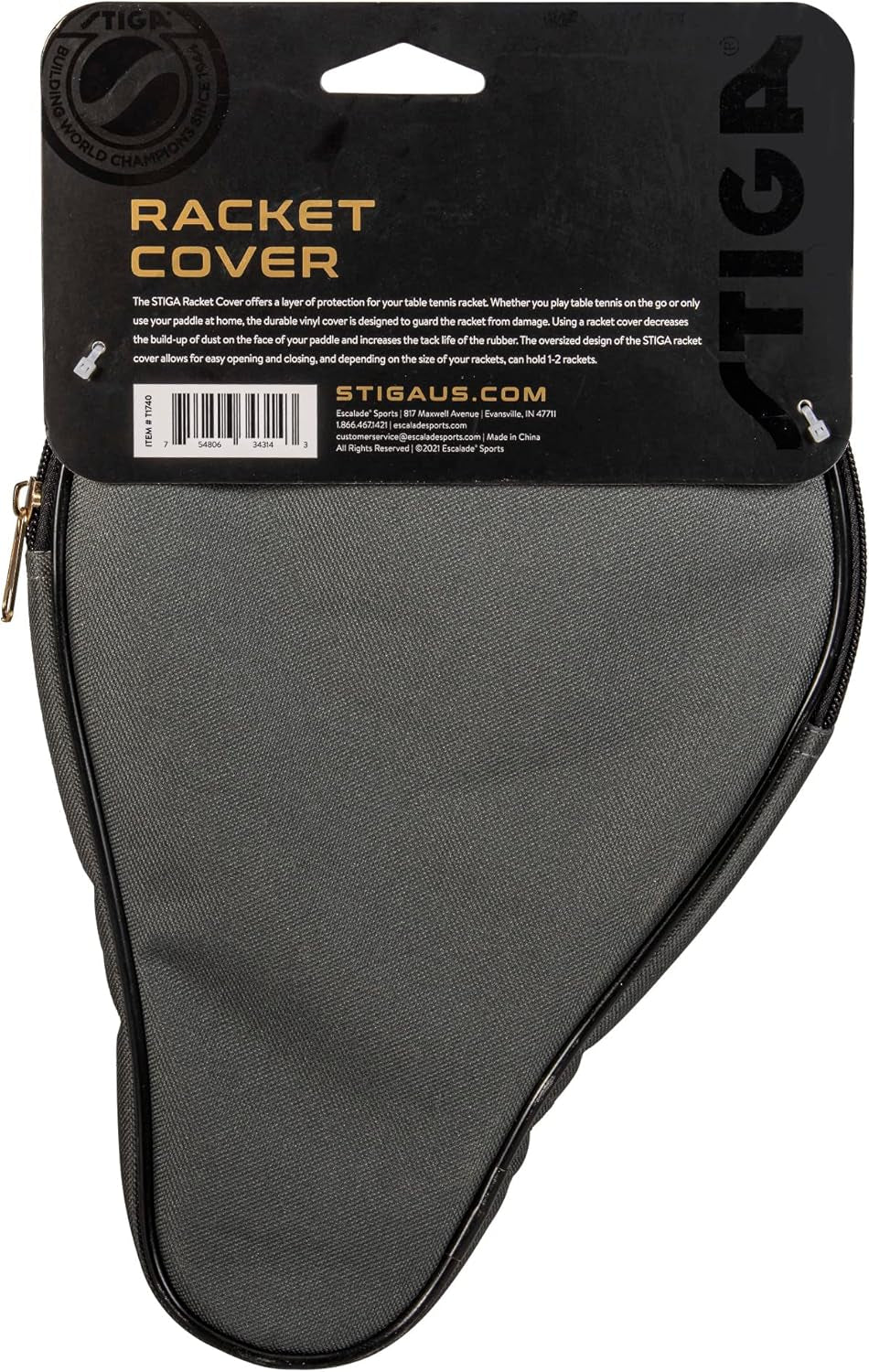 Ping Pong Paddle Cover Premium, Heavy-Duty Vinyl, Features Extra Padding for Enhanced Protection, Fits up to 2 Paddles