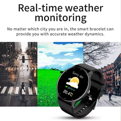2025 Smart Watch Women Men Lady Gift Sport Fitness Watches Heart Rate Monitor Waterproof Smartwatch for Xiaomi Android IOS